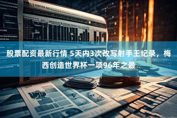 股票配资最新行情 5天内3次改写射手王纪录，梅西创造世界杯一项96年之最